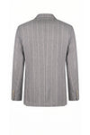 Wool, Baby Alpaca & Silk Unlined Pinstripe Suit - Fabrics by Ferla®