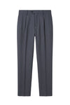 Pantaloni in jersey a microfantasia con piega singola ZMART