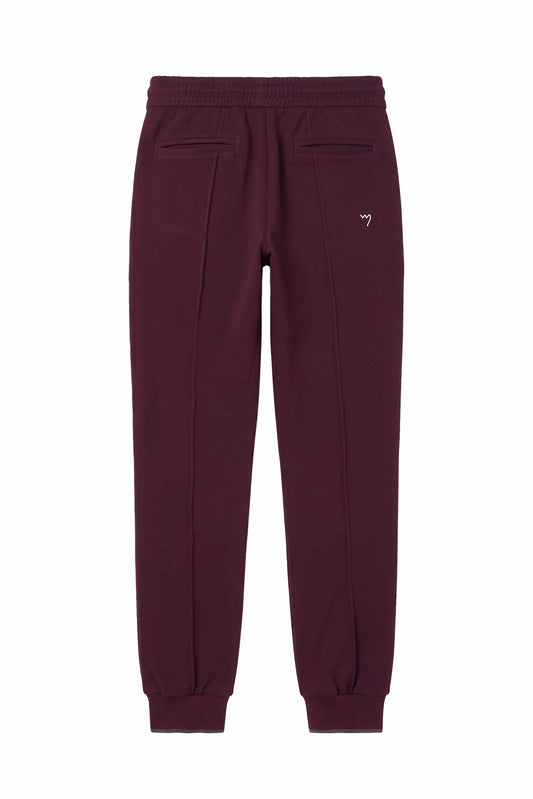 Wool and Cotton Drawstring Jogger Trousers