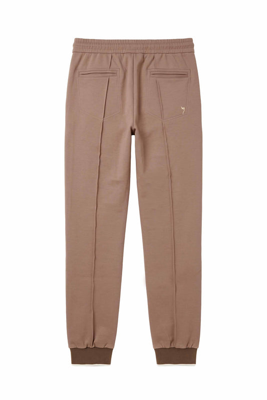 Cotton and Cashmere Drawstring Jogger Trousers