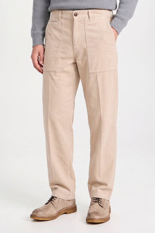 Corduroy Fatigue Trousers - MONTEZEMOLO