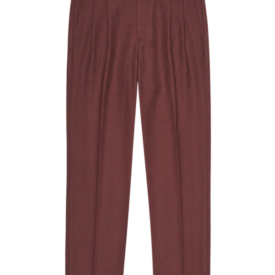 Jersey Double-Pleat Trousers - Loro Piana® Fabrics - MONTEZEMOLO