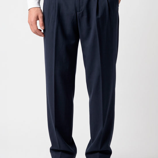 Double-Pleat Wide Fit Fluid Fabric Trousers - MONTEZEMOLO