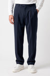 Double-Pleat Wide Fit Fluid Fabric Trousers - MONTEZEMOLO