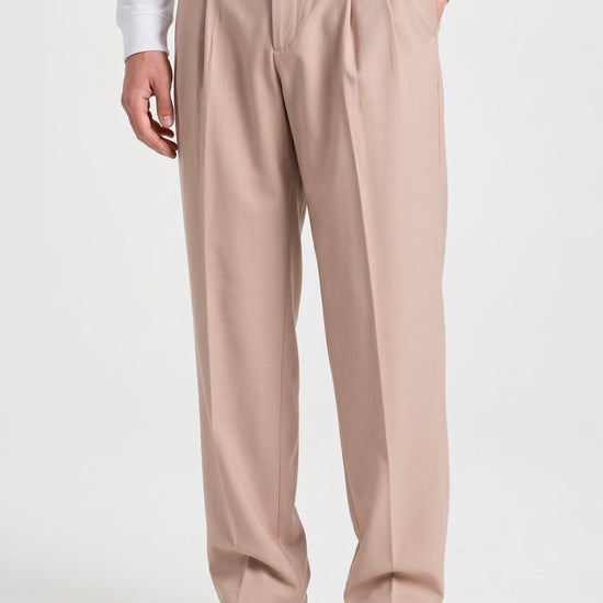 Double-Pleat Wide Fit Fluid Fabric Trousers - MONTEZEMOLO