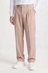 Double-Pleat Wide Fit Fluid Fabric Trousers - MONTEZEMOLO