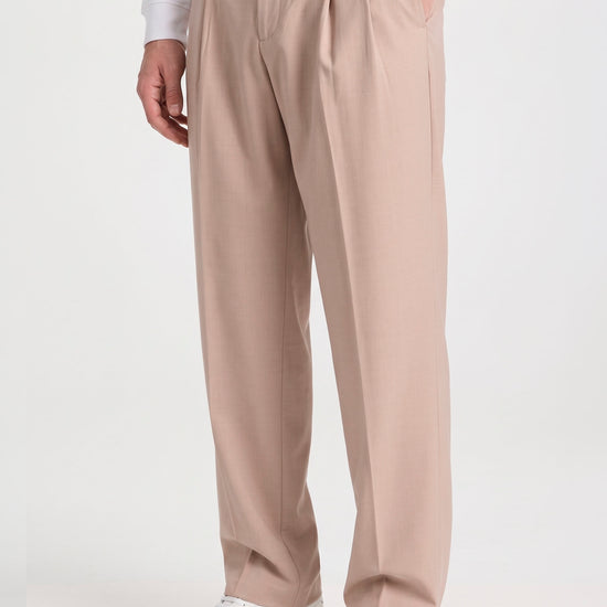 Double-Pleat Wide Fit Fluid Fabric Trousers - MONTEZEMOLO