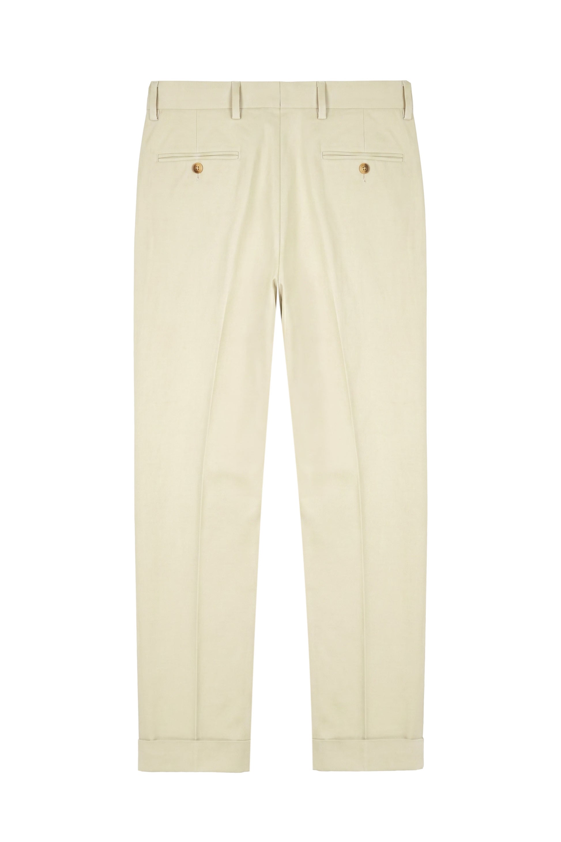 Stretch Gabardine Pleated Trousers - Loro Piana® fabrics - MONTEZEMOLO