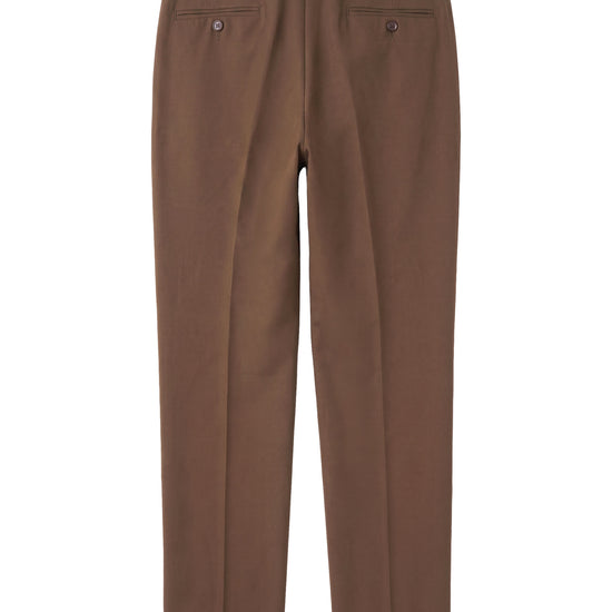 Stretch Gabardine Pleated Trousers - Loro Piana® fabrics - MONTEZEMOLO