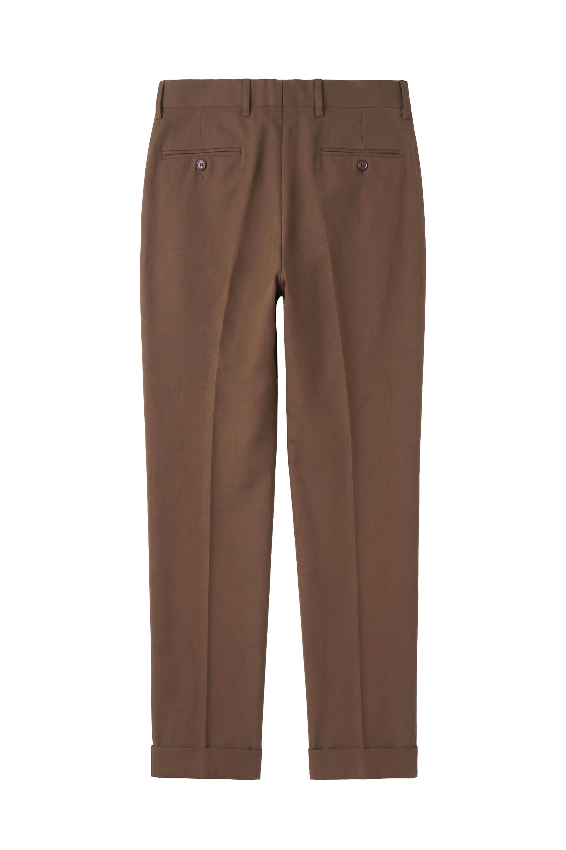 Stretch Gabardine Pleated Trousers - Loro Piana® fabrics - MONTEZEMOLO