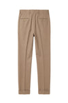 Cotton and Cashmere Twill Pleated Trousers - Zegna® Fabrics - MONTEZEMOLO