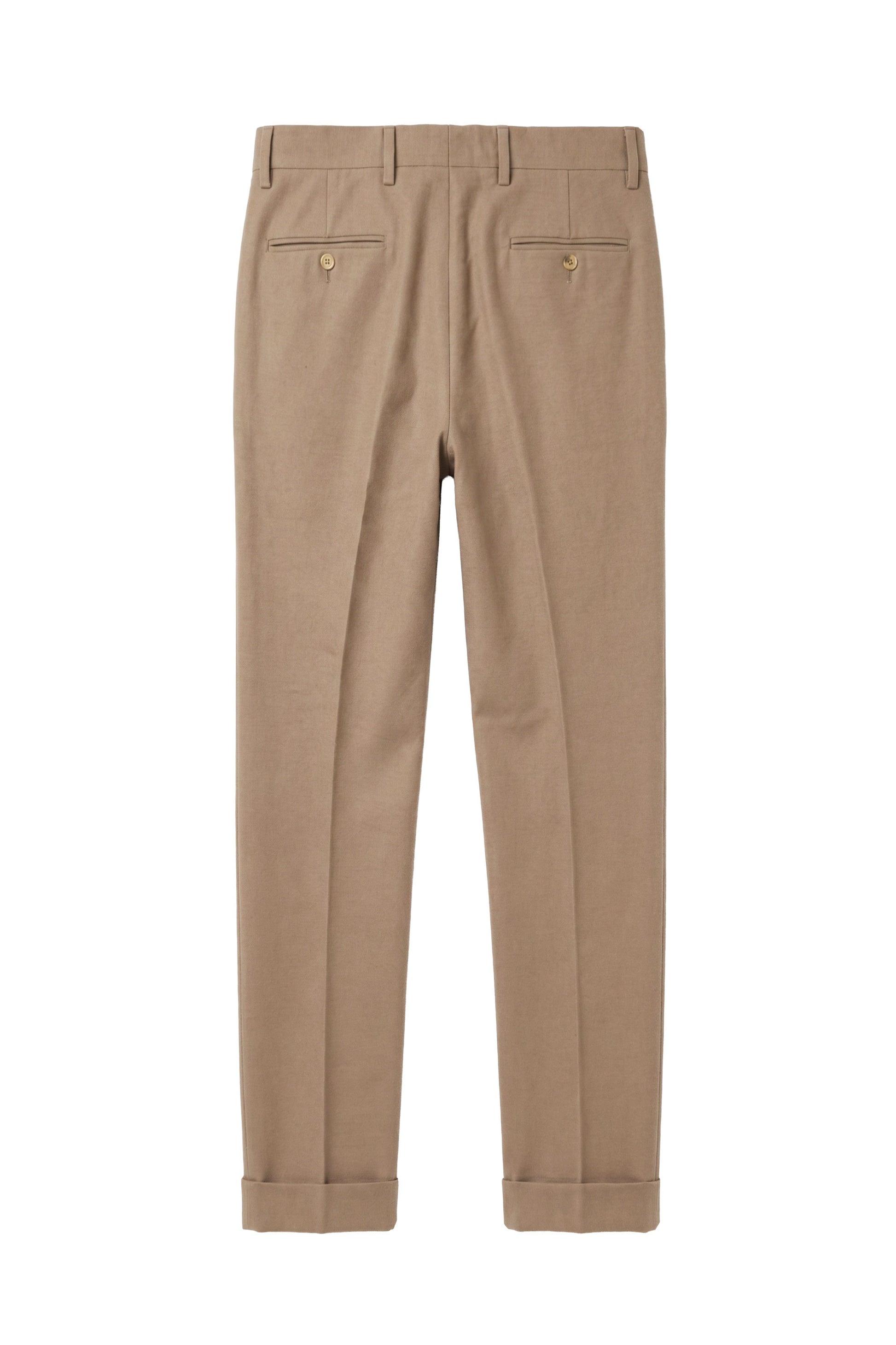 Cotton and Cashmere Twill Pleated Trousers - Zegna® Fabrics - MONTEZEMOLO