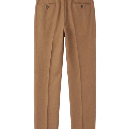 Cotton and Cashmere Twill Pleated Trousers - Zegna® Fabrics - MONTEZEMOLO