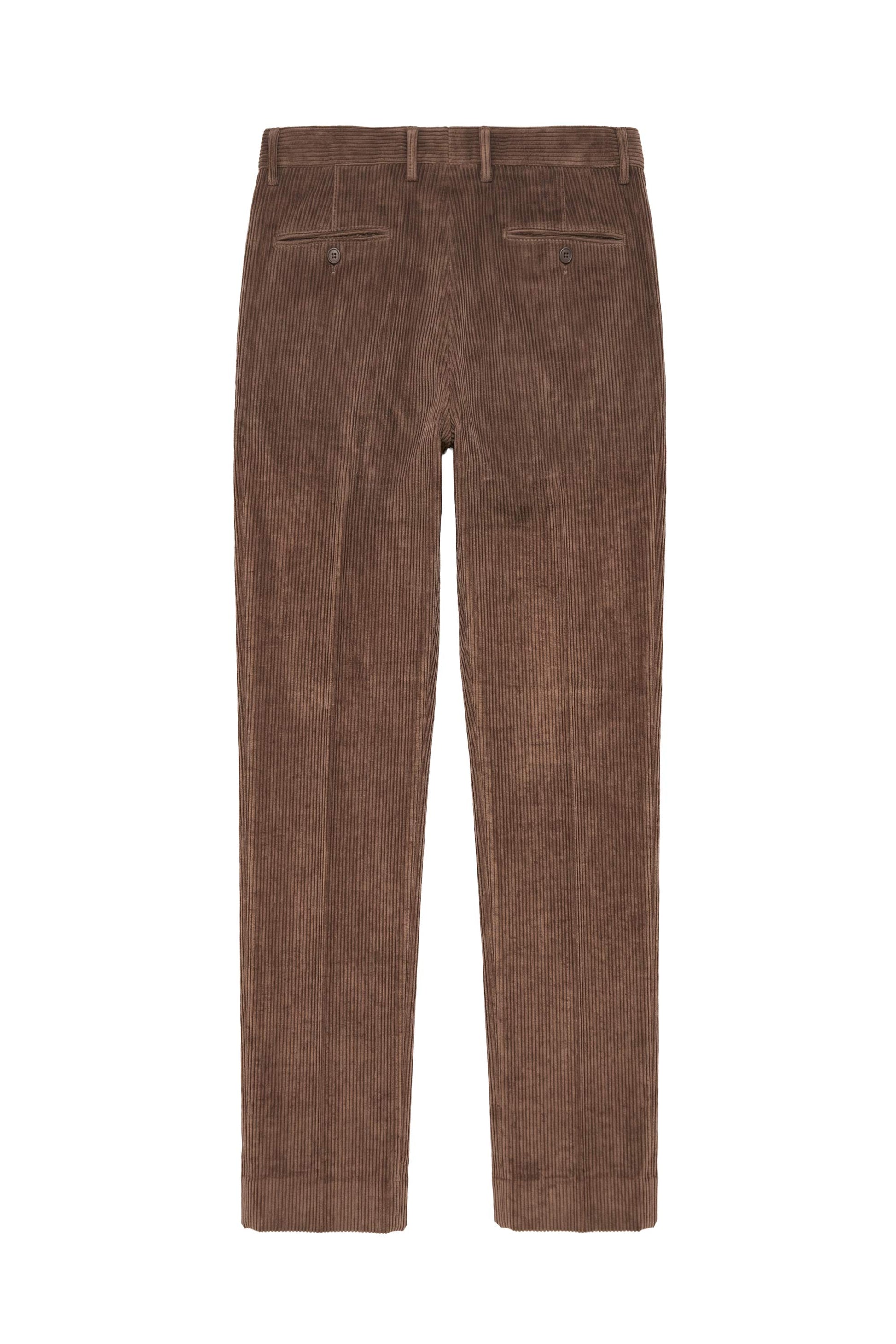 Cotton & Cashmere Corduroy Double-Pleat Trousers - Zegna® fabrics - MONTEZEMOLO