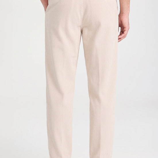 Cotton & Cashmere Corduroy Double-Pleat Trousers - Zegna® fabrics - MONTEZEMOLO
