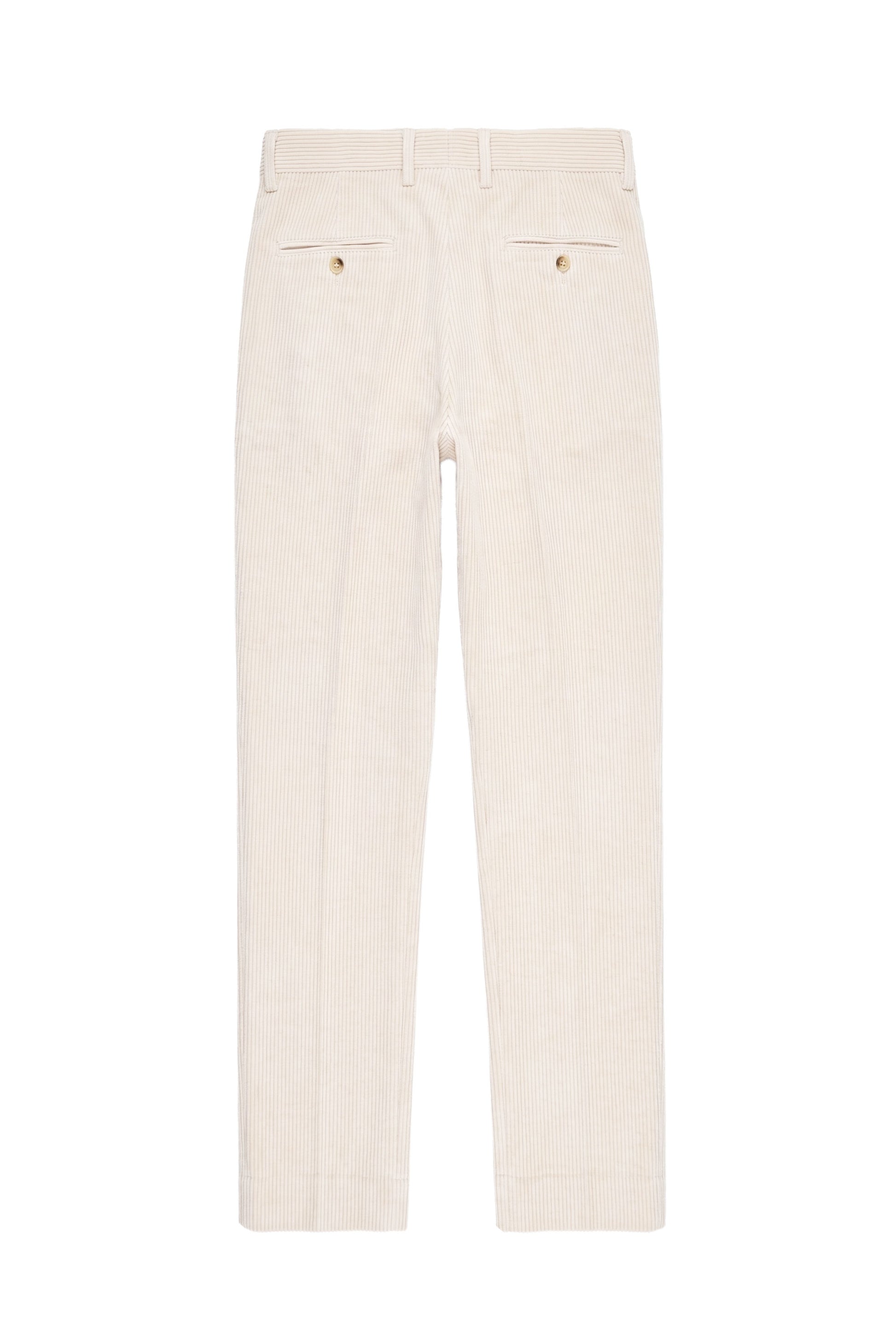 Cotton & Cashmere Corduroy Double-Pleat Trousers - Zegna® fabrics - MONTEZEMOLO
