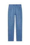 Double-Pleated Denim Trousers - MONTEZEMOLO