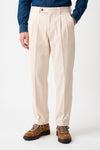 Pantaloni in velluto a coste con doppia pince