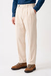 Pantaloni in velluto a coste con doppia pince