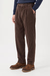 Pantaloni in velluto a coste con doppia pince