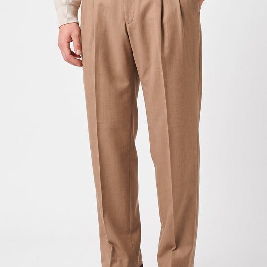 Two-Pleat Wool and Cashmere Trousers - MONTEZEMOLO