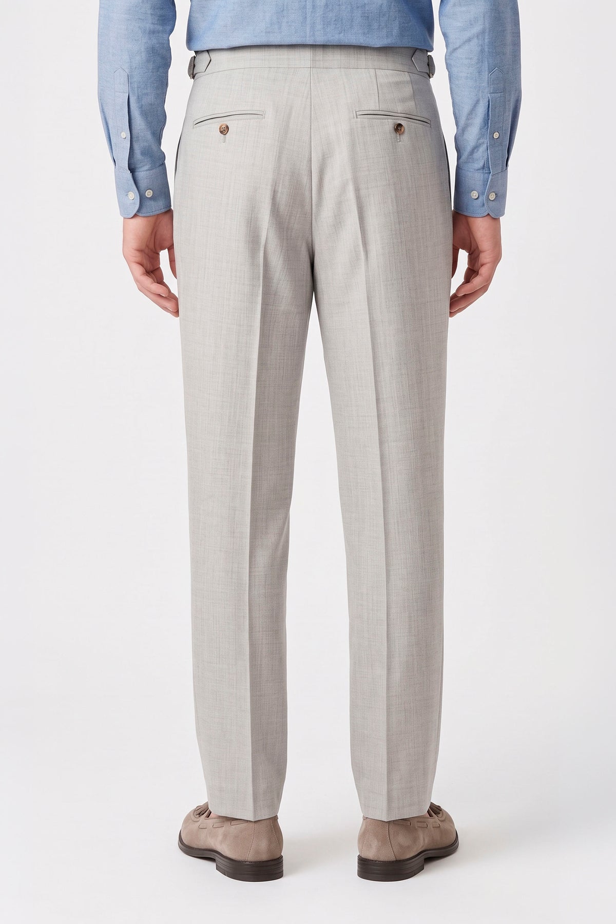 Two-Pleat Wool and Cashmere Trousers - MONTEZEMOLO