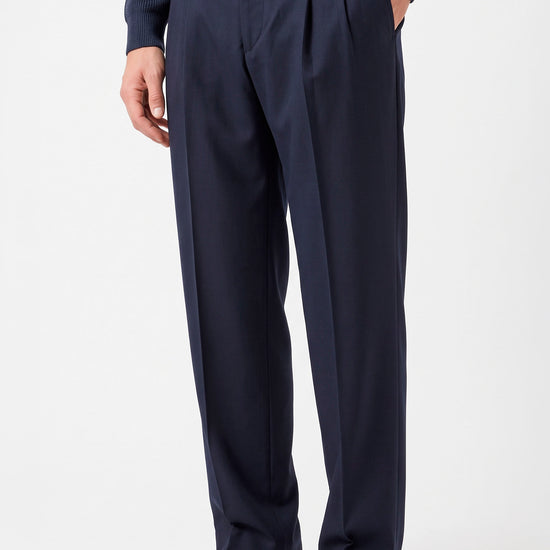 Two-Pleat Wool and Cashmere Trousers - MONTEZEMOLO