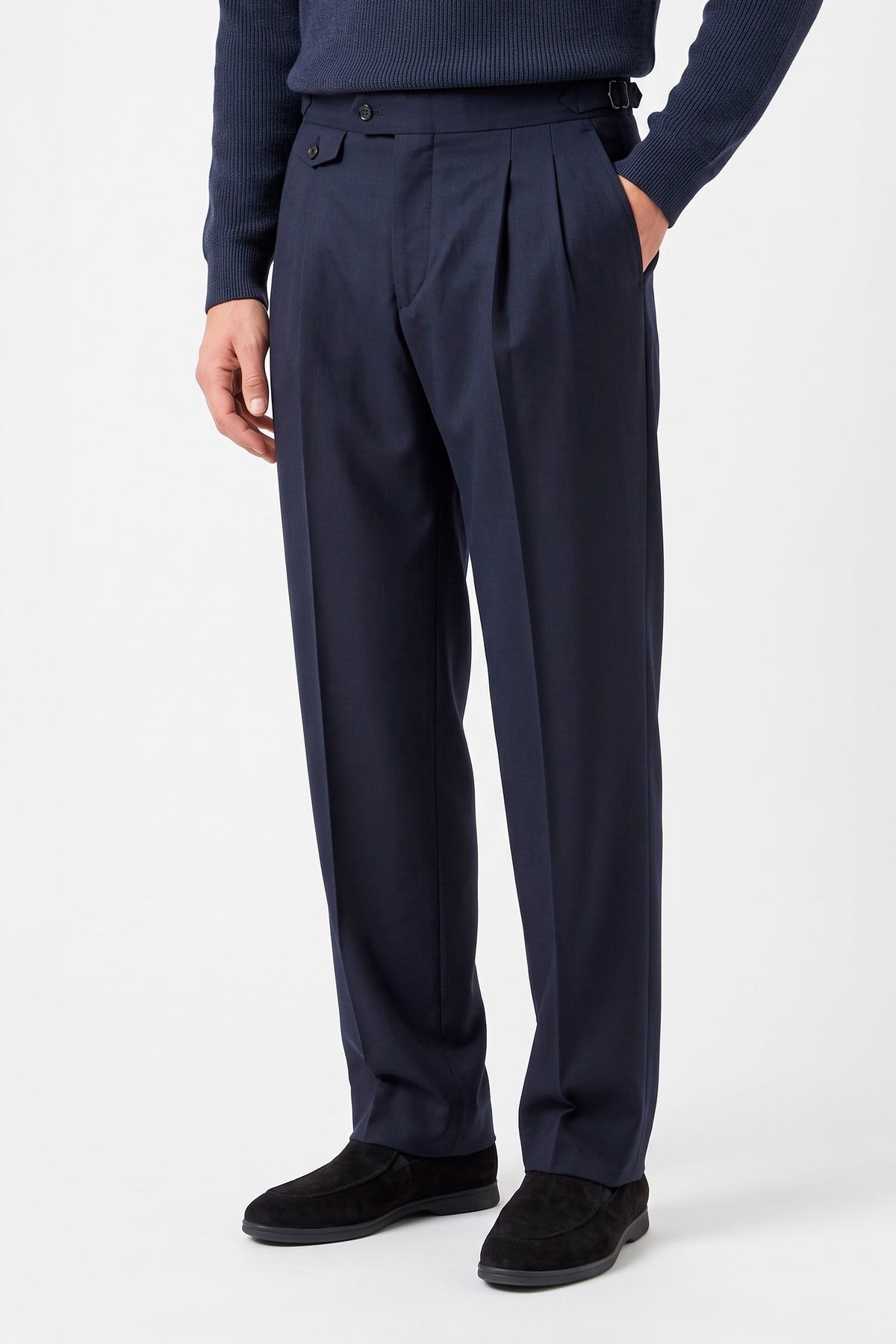 Two-Pleat Wool and Cashmere Trousers - MONTEZEMOLO