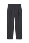 Wide-Fit Double-Pleat Trousers with Side Adjusters