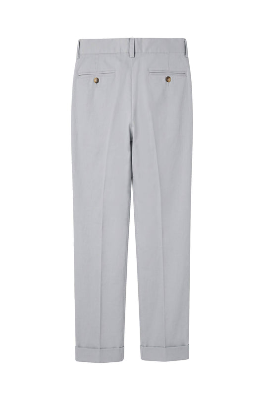 Double-Pleat Stretch Cotton and Cashmere Trousers - MONTEZEMOLO