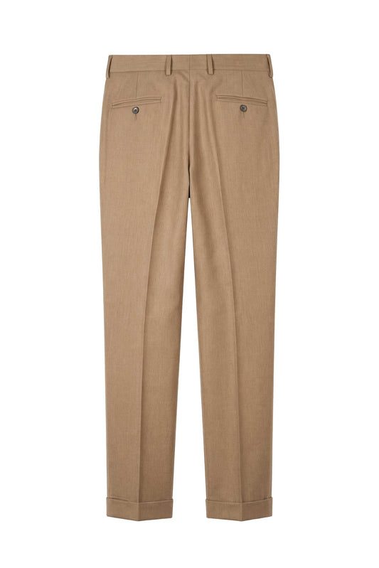 Wool and Cashmere Single-Pleat Trousers - MONTEZEMOLO