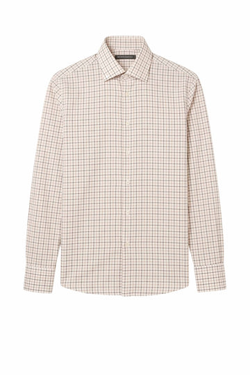 Camicia Check in twill di cotone