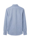 Camicia abbottonata in puro cotone mélange effetto flanella