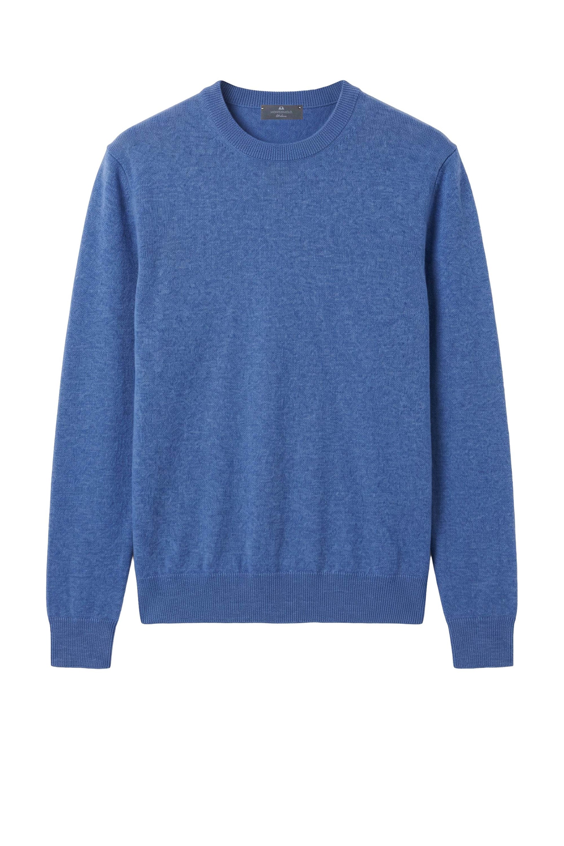 Pure Cashmere Crew-Neck Sweater - MONTEZEMOLO