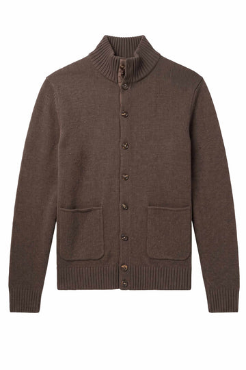 TREND High-Collar Cardigan