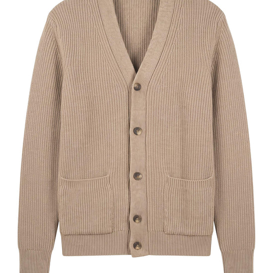Wool-Blend Shawl Collar Cardigan - MONTEZEMOLO