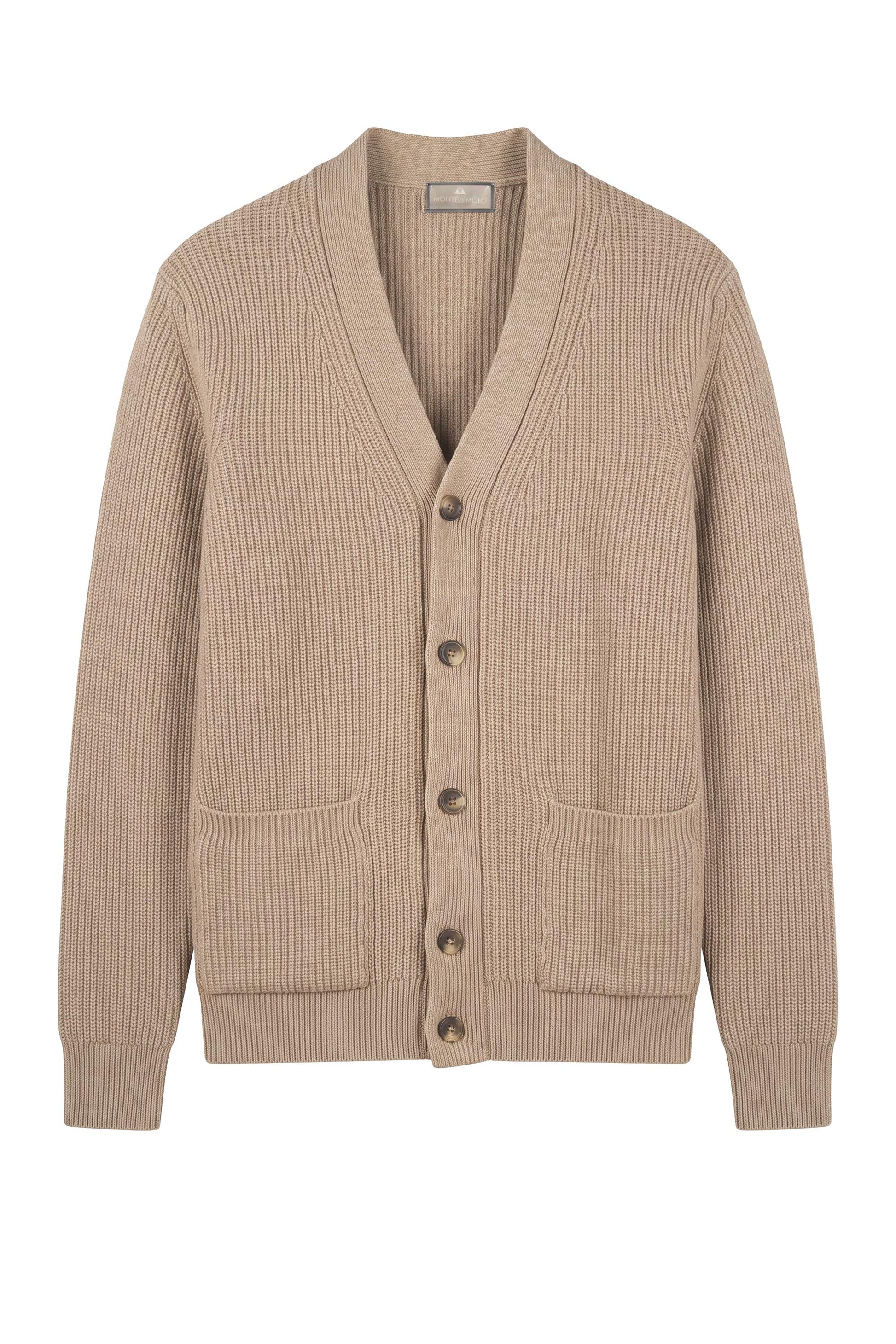 Wool-Blend Shawl Collar Cardigan - MONTEZEMOLO