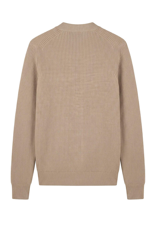 Wool-Blend Shawl Collar Cardigan - MONTEZEMOLO