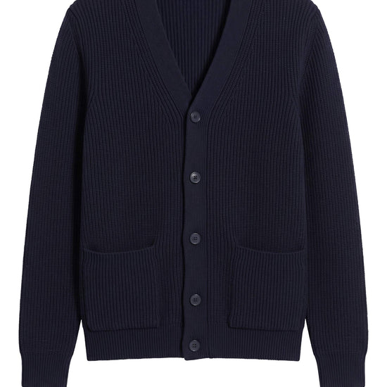 Wool-Blend Shawl Collar Cardigan - MONTEZEMOLO