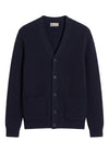 Wool-Blend Shawl Collar Cardigan - MONTEZEMOLO