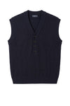 Pure Merino Wool V-Neck Vest - MONTEZEMOLO