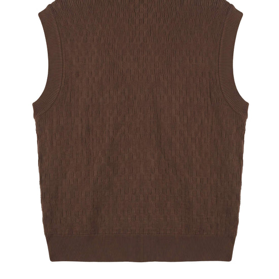 Pure Merino Wool V-Neck Vest - MONTEZEMOLO