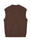 Pure Merino Wool V-Neck Vest - MONTEZEMOLO