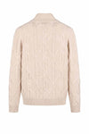Supergeelong Wool Shawl-Collar Cardigan