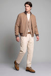 Reversible Padded Alpaca and Wool Herringbone Bomber Jacket - MONTEZEMOLO
