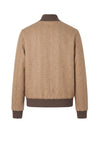Reversible Padded Alpaca and Wool Herringbone Bomber Jacket - MONTEZEMOLO