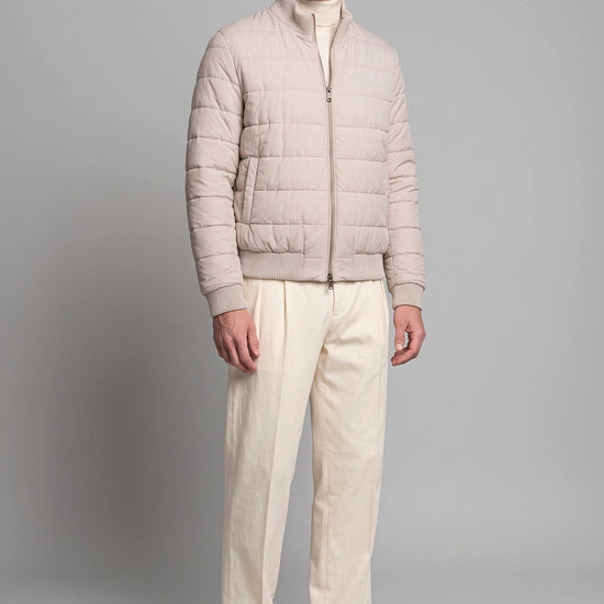 Reversible Padded Wool and Cashmere Bomber Jacket - MONTEZEMOLO