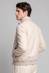 Reversible Padded Wool and Cashmere Bomber Jacket - MONTEZEMOLO