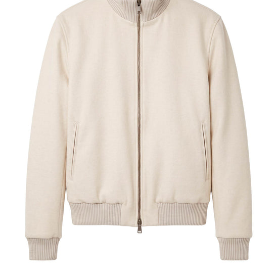 Reversible Padded Wool and Cashmere Bomber Jacket - MONTEZEMOLO