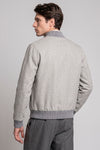 Bomber reversibile imbottito in misto lana vergine